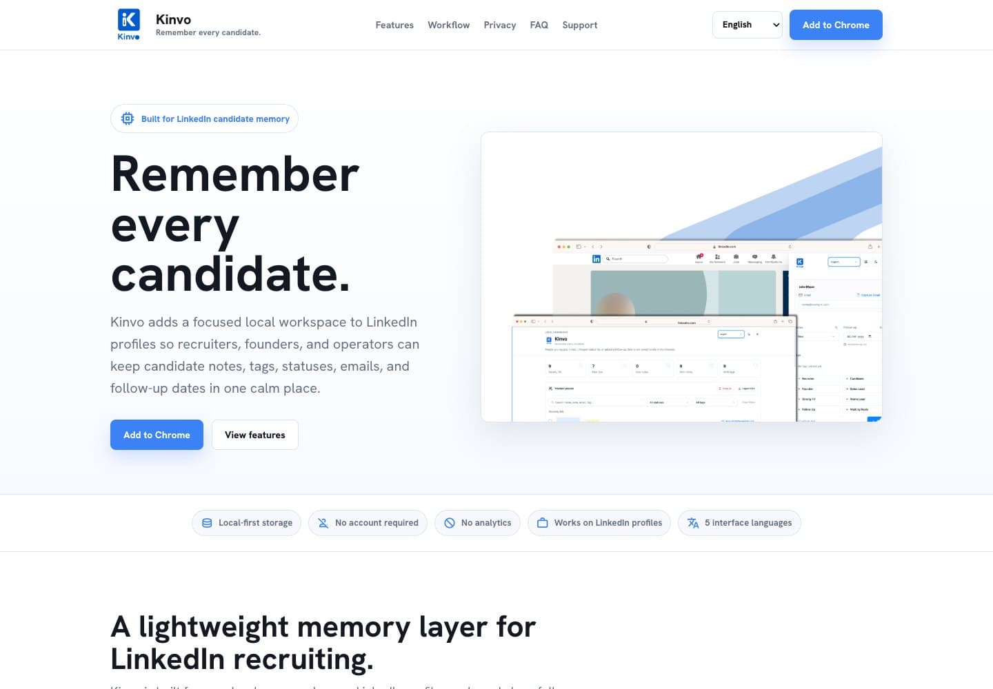 Kinvo website