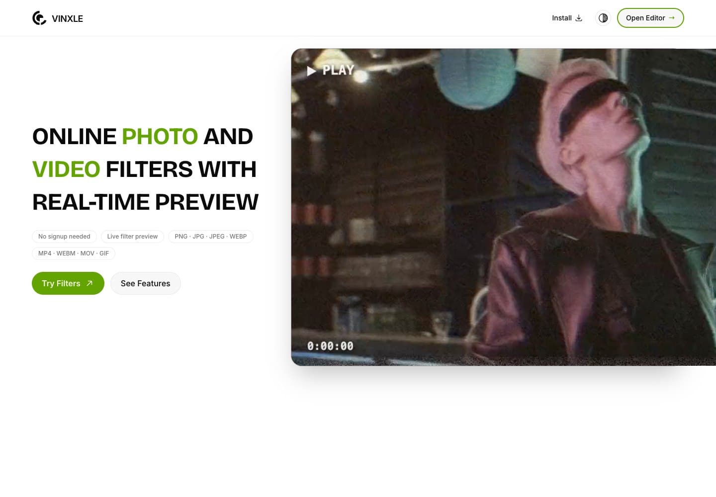 Vinxle website